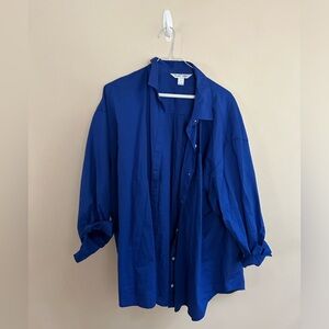 Old Navy - Royal Blue Oversized Shirt